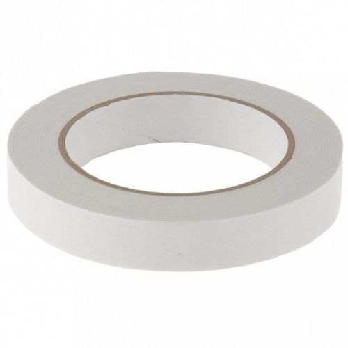 Лента клейкая двухсторонняя белая Matrix на вспененной основе, 19 мм х 5 метров картинка